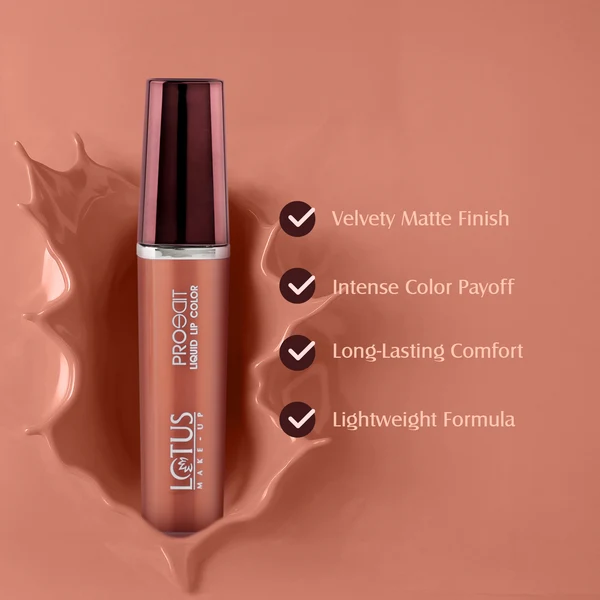 Lotus Make-Up - Cafe Creme - Proedit Liquid Matte Lip Color