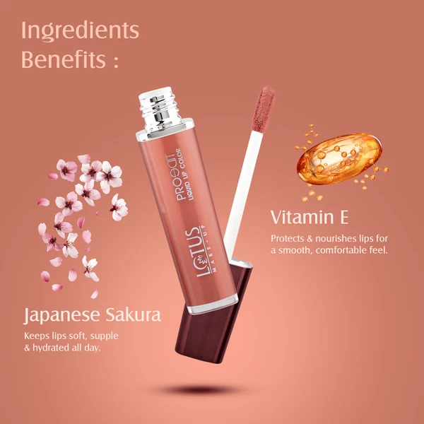 Lotus Make-Up - Cafe Creme - Proedit Liquid Matte Lip Color
