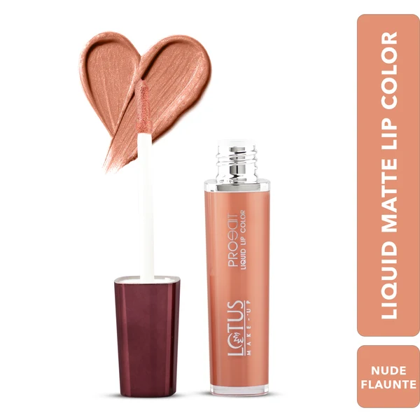 Lotus Make-Up - Nude Flaunt - Proedit Liquid Matte Lip Color