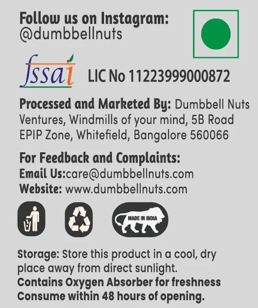 Dumbbell Nuts - Black Pepper - Cashew Laddoo