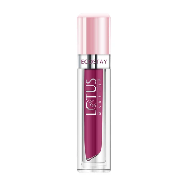 Lotus MakeUp - Plum Berry - Ecostay Matte Lip Lacquer