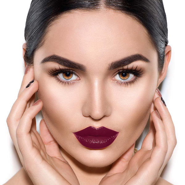 Lotus MakeUp - Plum Berry - Ecostay Matte Lip Lacquer