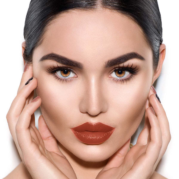 Lotus MakeUp - Earthy Rust - Ecostay Matte Lip Lacquer