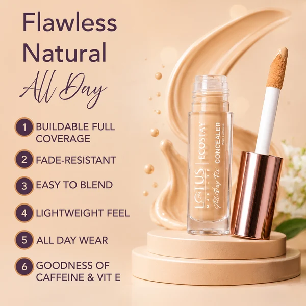 Lotus MakeUp - Linen Silk - Ecostay-All Day Fix Concealer