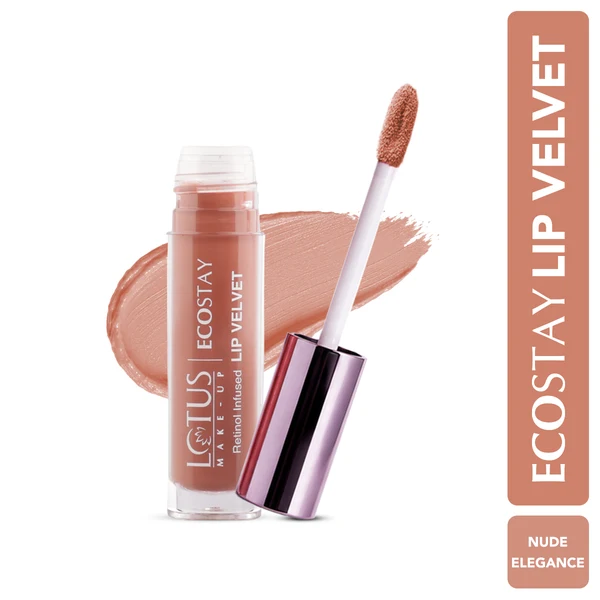 Lotus Make-up - Nude Elegance ,- Ecostay-Lip - Velvet Matte Lip Color with Retinol