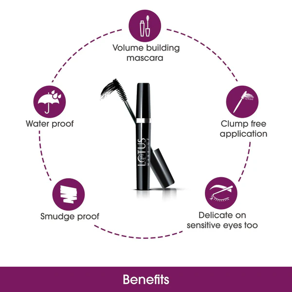 Lotus MakeUp - Black - Maxlash Botanical Mascara