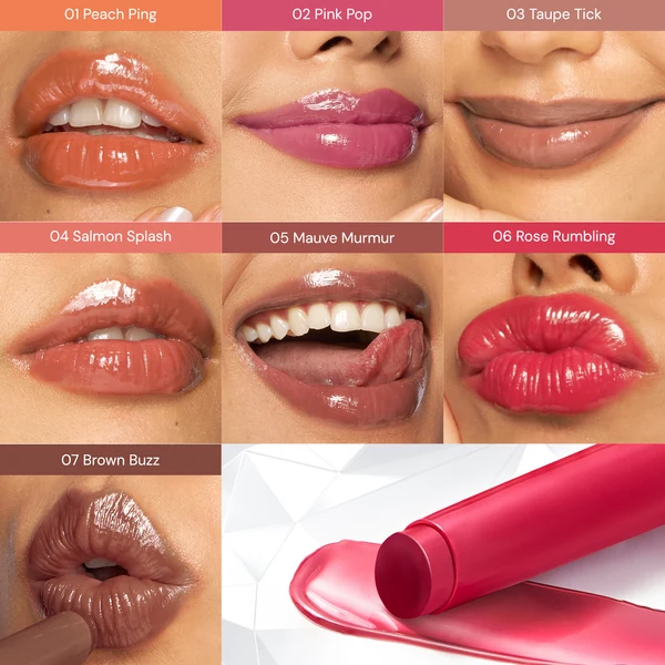 Sugar - Peach Ping - Glide Peptide Plumping Gloss Stick
