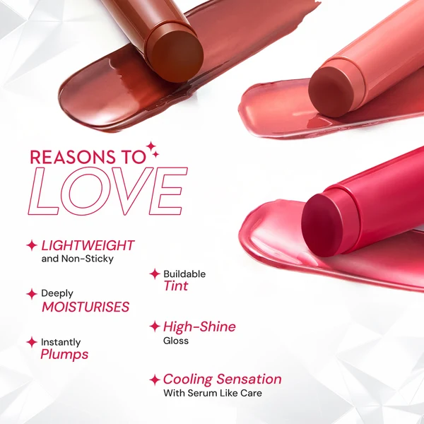 Sugar - Salmon Splash - Glide Peptide Plumping Gloss Stick