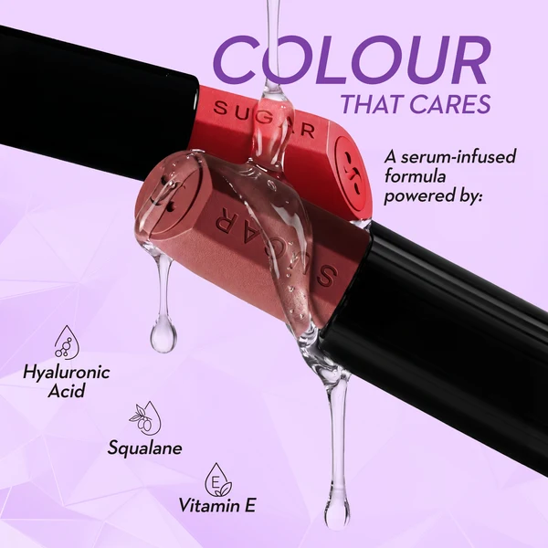 Sugar - Positano Peach - Glide Peptide Serum Lipstick