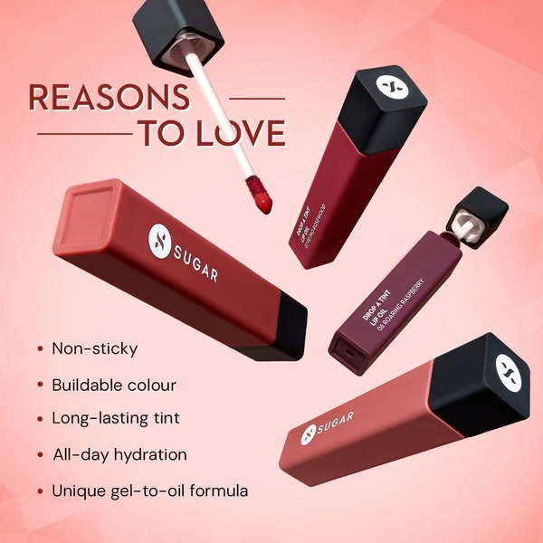 Sugar - Roaring Raspberry - Drop A Tint Lip Oil