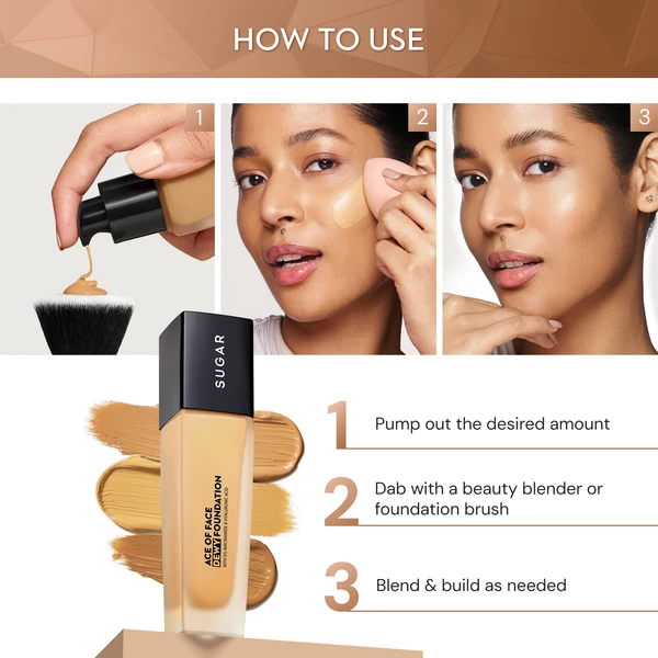 Sugar - Flat White - Ace of Face Dewy Foundation
