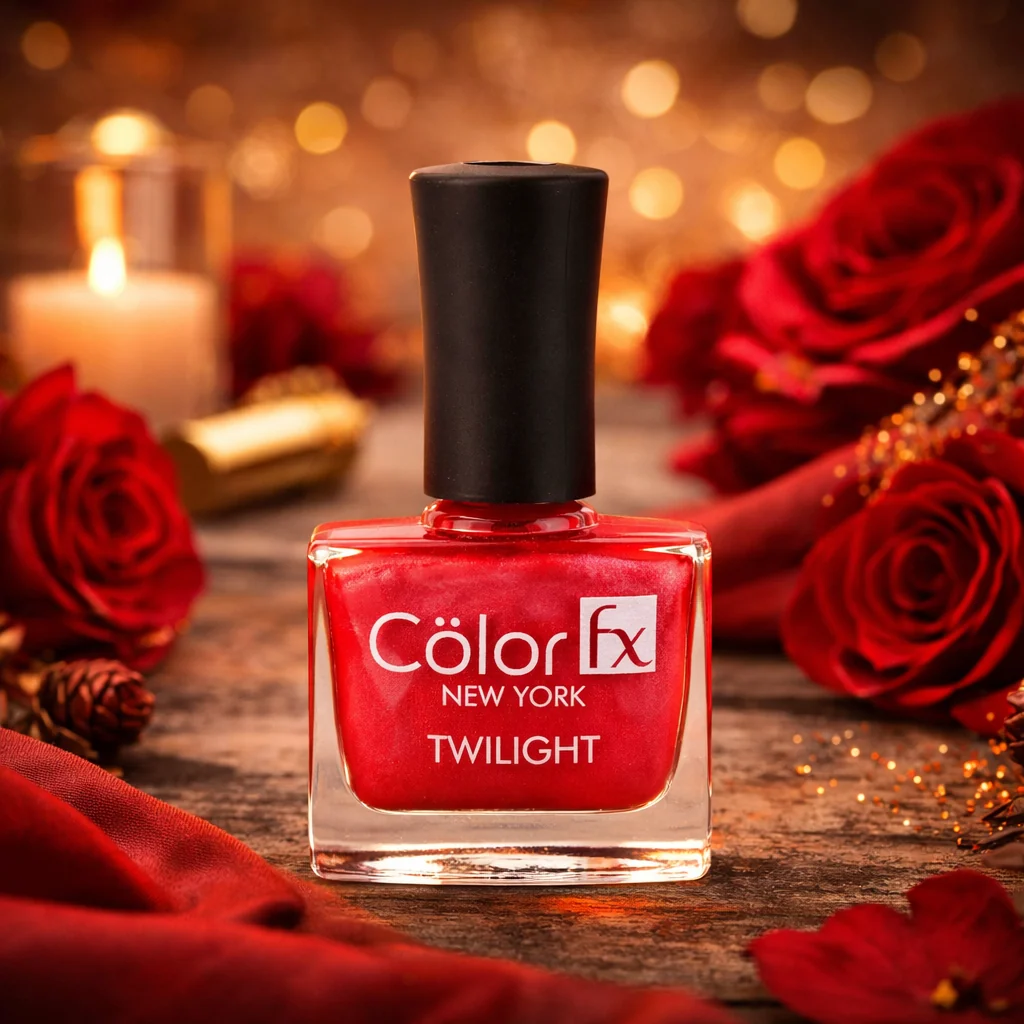 Color Fx - Red - Twilight Metallic Matte Nail Polish