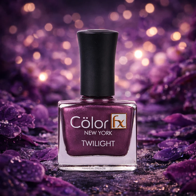 Color Fx - Dark Purple - Twilight Metallic Matte Nail Polish