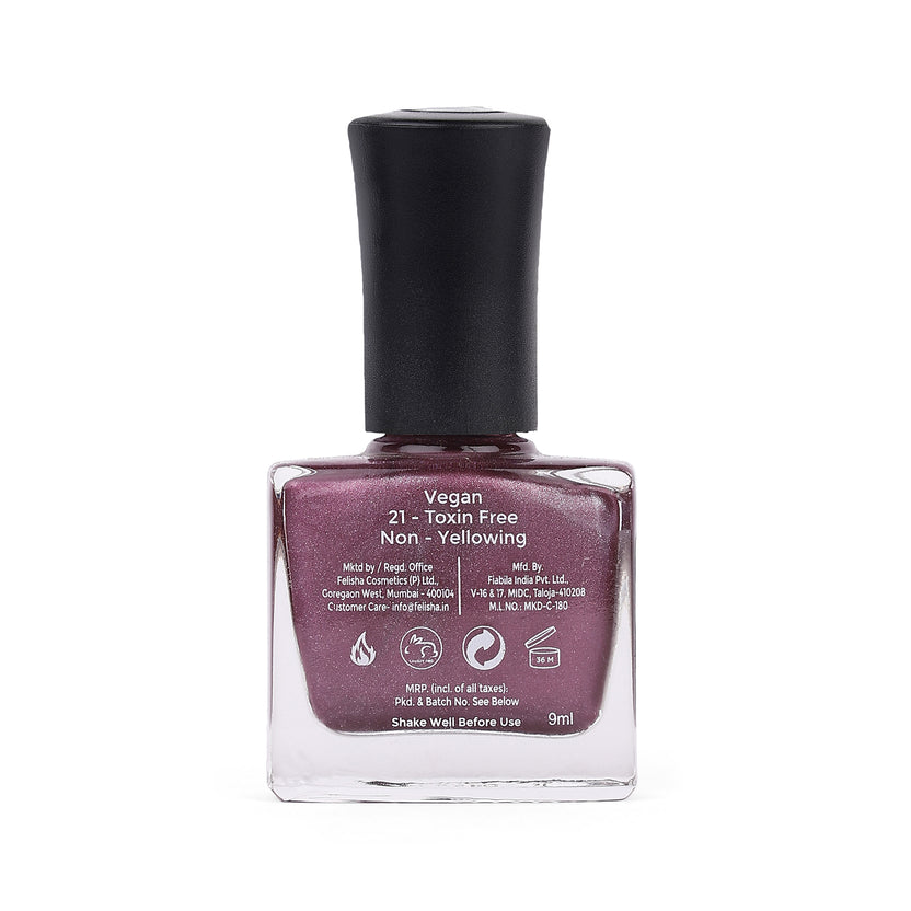 Color Fx - Dark Purple - Twilight Metallic Matte Nail Polish