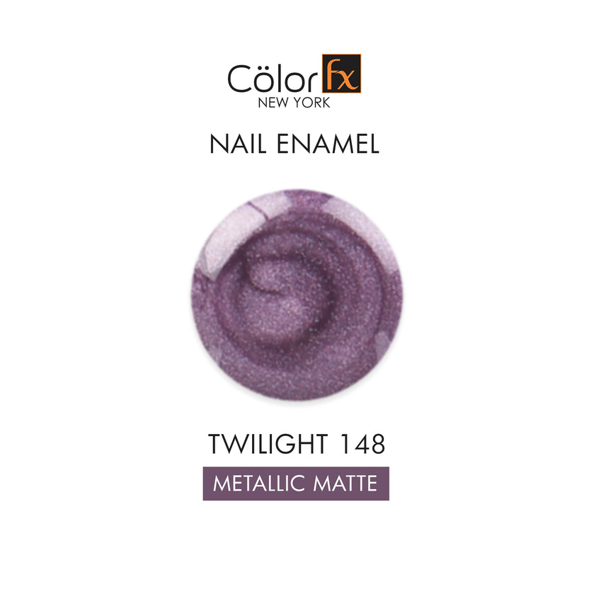 Color Fx - Purple - Twilight Metallic Matte Nail Polish