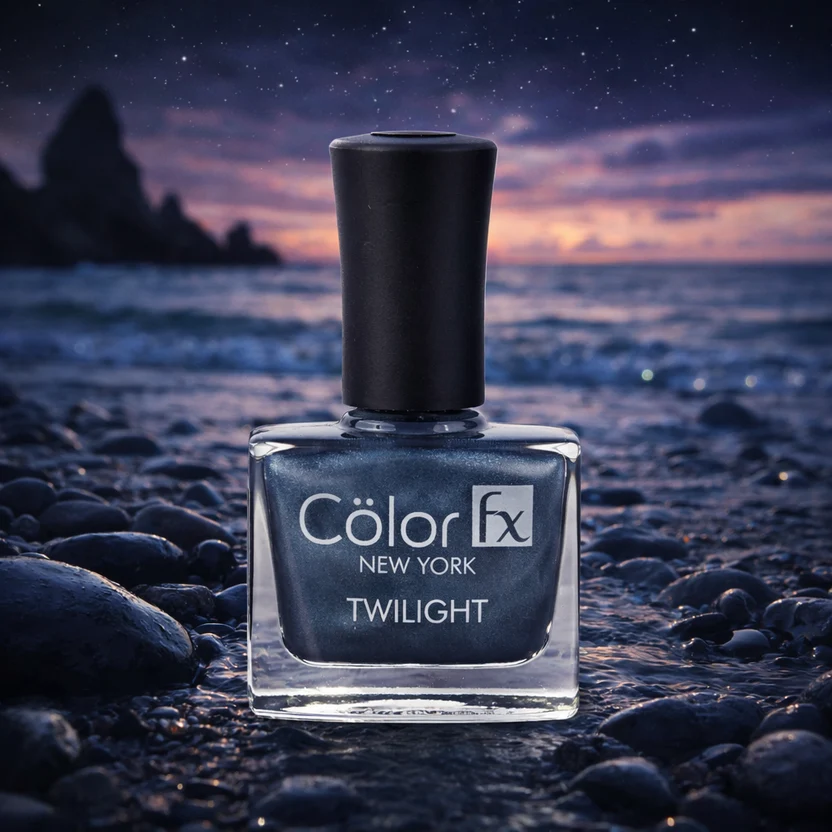 Color Fx - Blue Teal - Twilight Metallic Matte Nail Polish