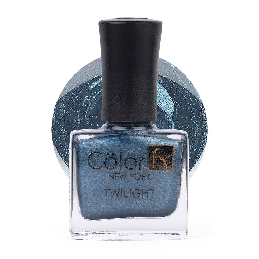 Color Fx - Blue Teal - Twilight Metallic Matte Nail Polish