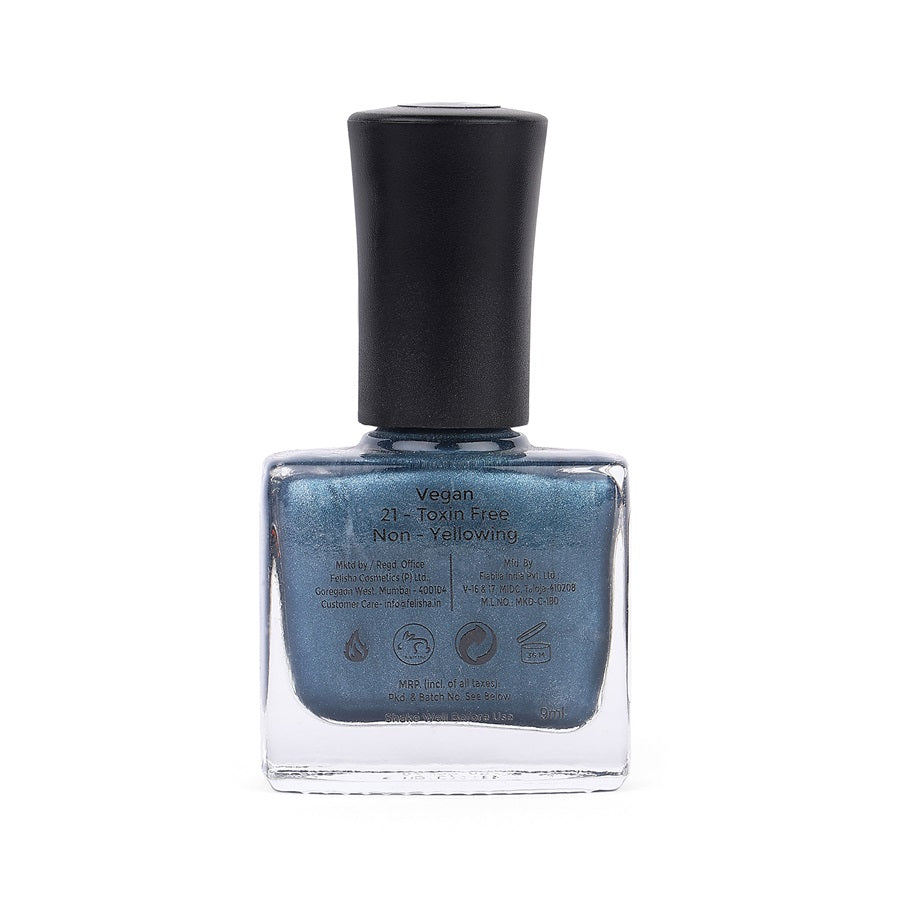 Color Fx - Blue Teal - Twilight Metallic Matte Nail Polish