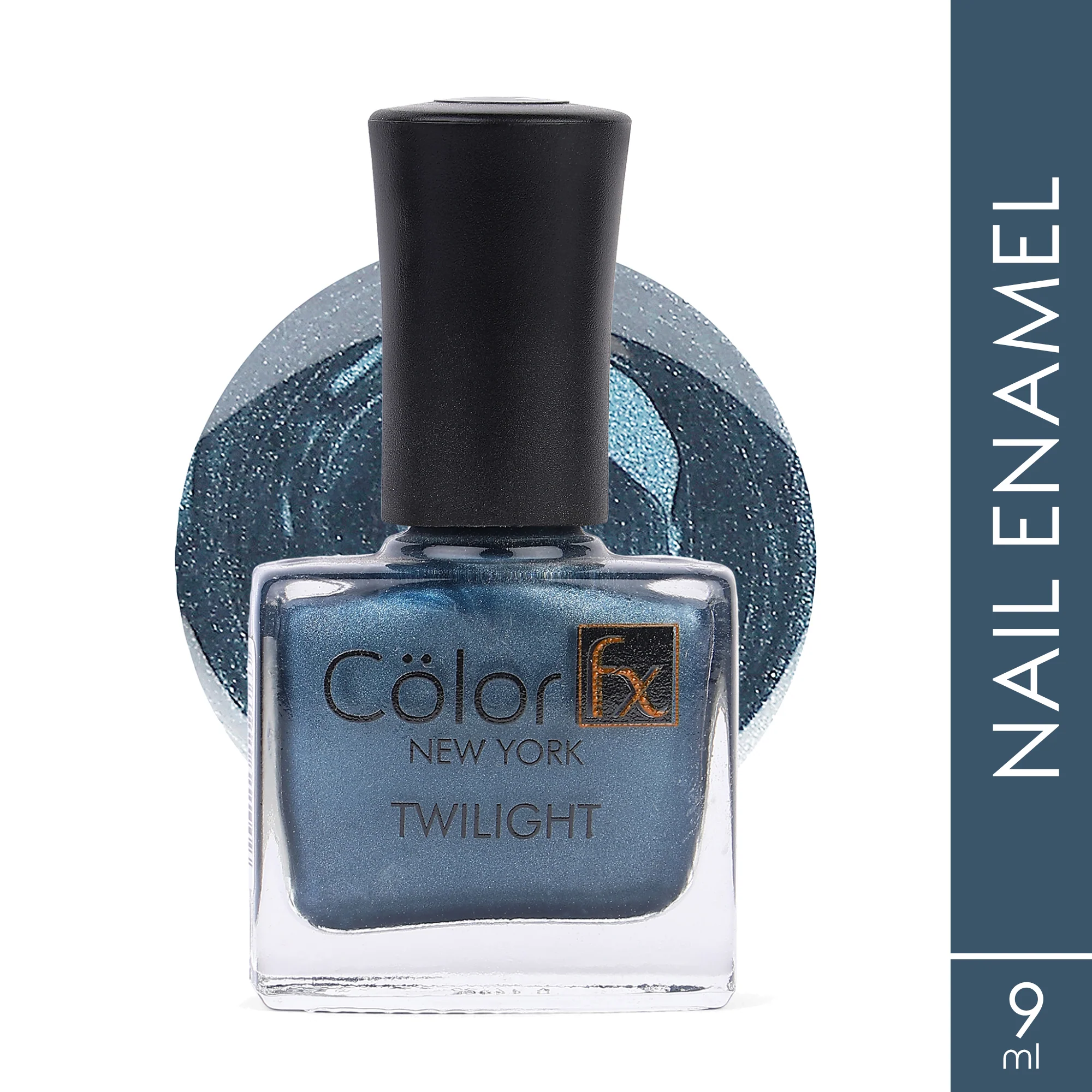 Color Fx - Blue Teal - Twilight Metallic Matte Nail Polish