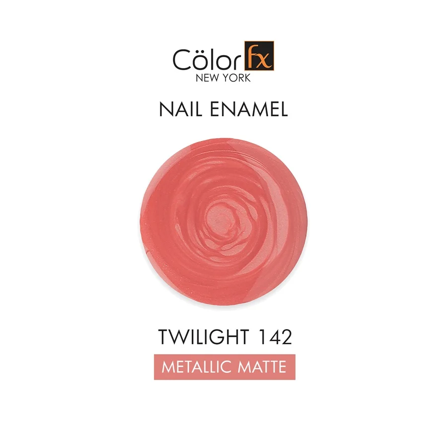 Color Fx - Peach - Twilight Metallic Matte Nail Polish
