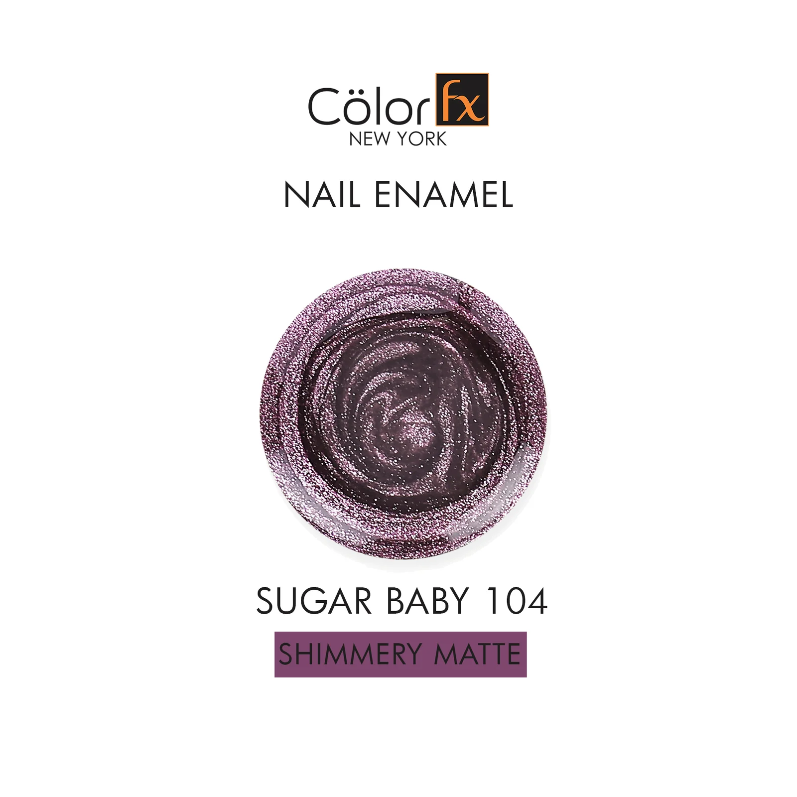 Sugar Fx - Dark Purple - Sugar Baby Nail Polish