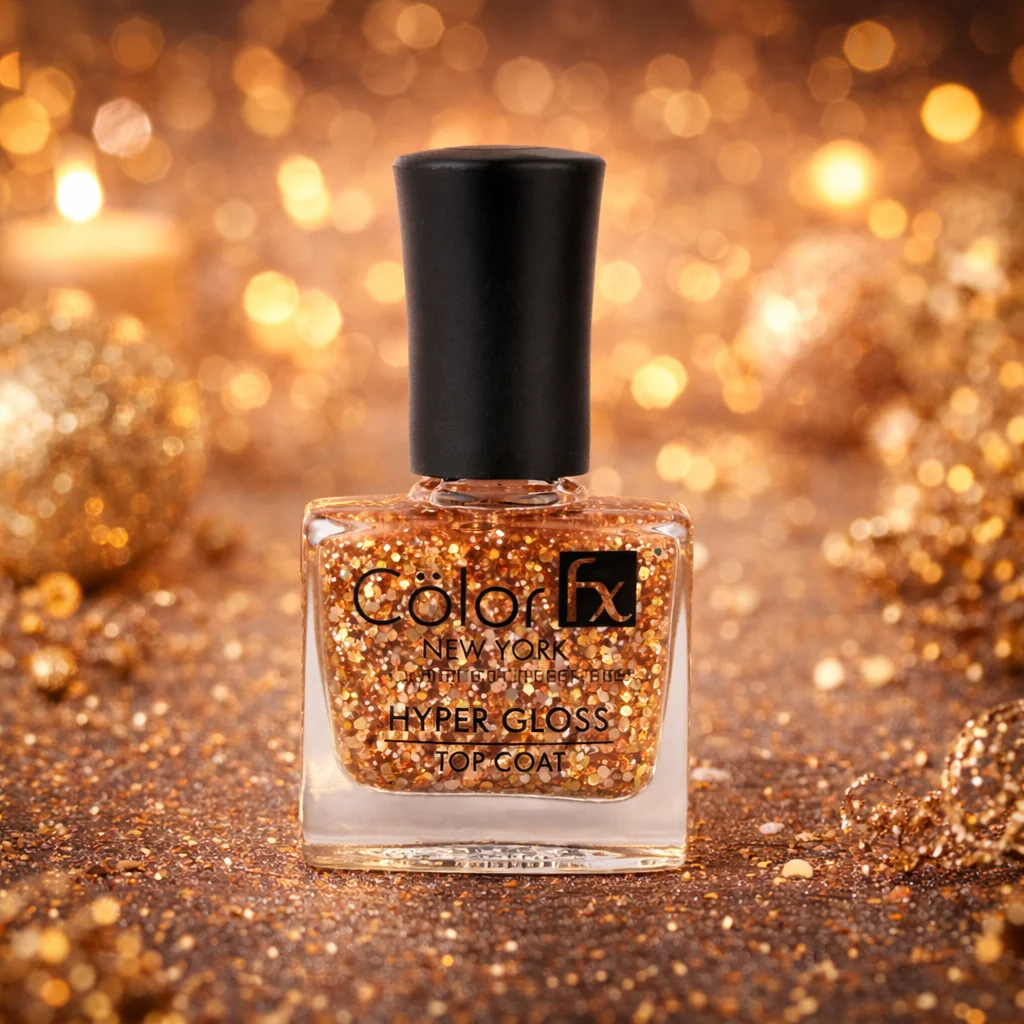 Color Fx - Rose Gold - Top Coat-Hyper Glossy Nail Polish