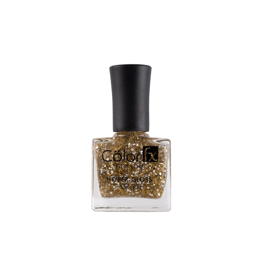 Color Fx - Gold - Top Coat-Hyper Glossy Nail Polish