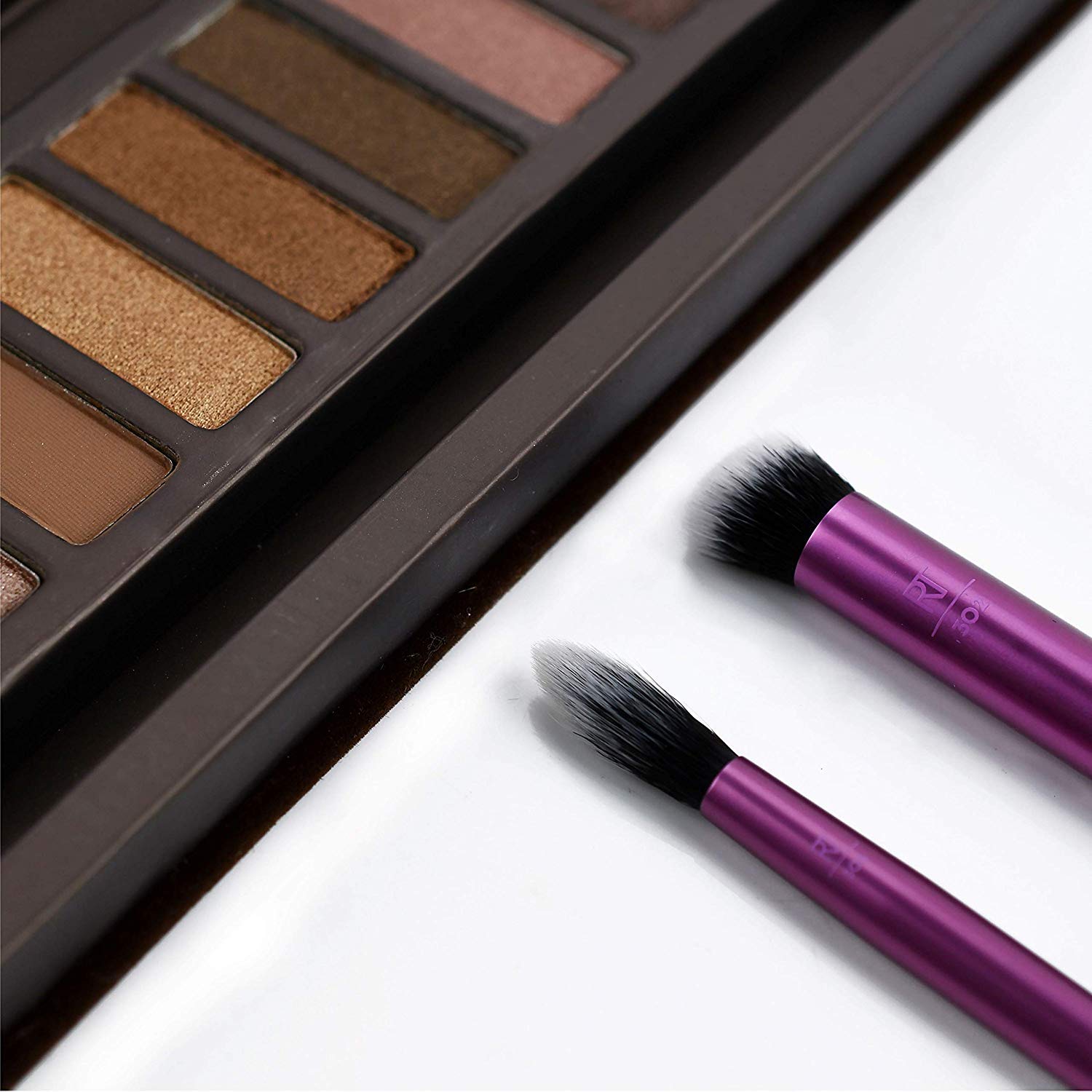 Real Techniques - Perfect Crease Duo,-Eyeshadow Brushes