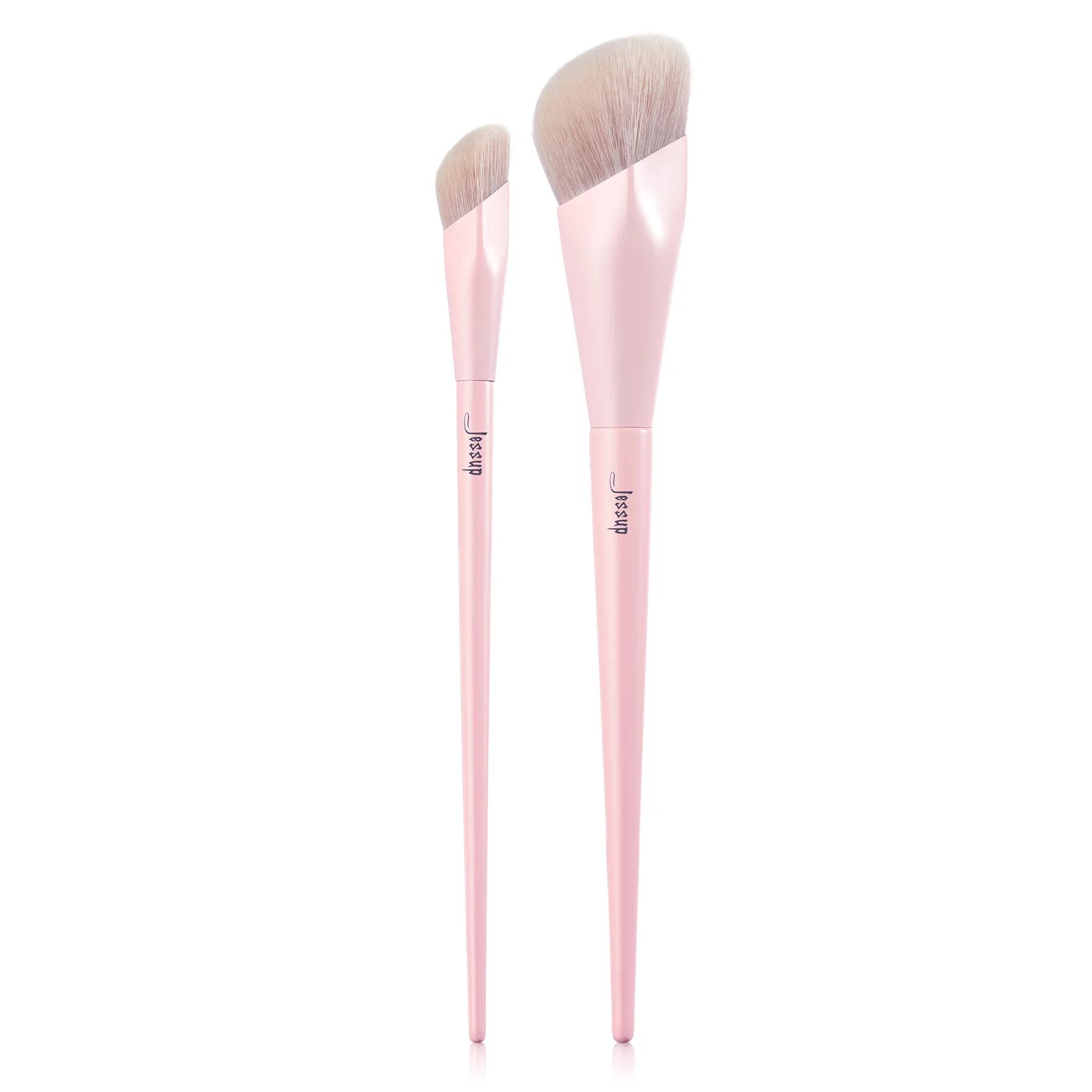 Jessup - Crystal Pink - Makeup Brushes Set Premium Vegan Collection IV