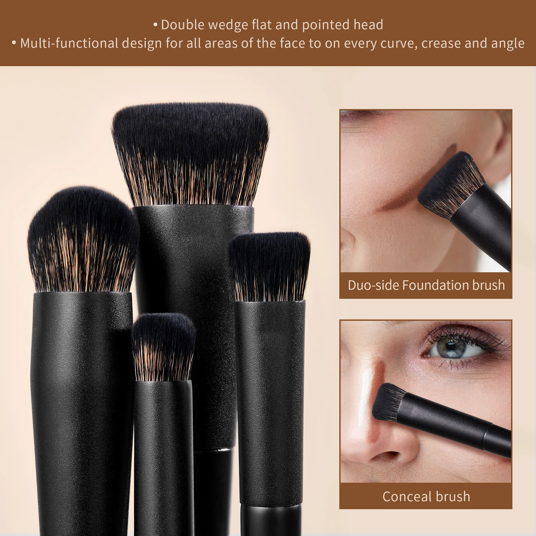 Jessup - Matte Black - Versatile Brush Set Collection 14pcs