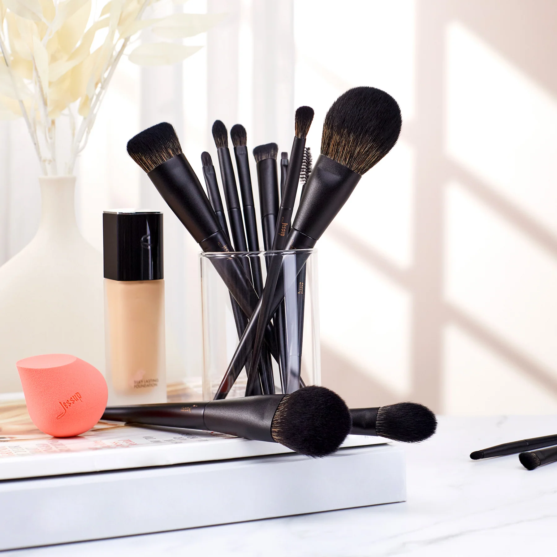 Jessup - Matte Black - Versatile Brush Set Collection 14pcs