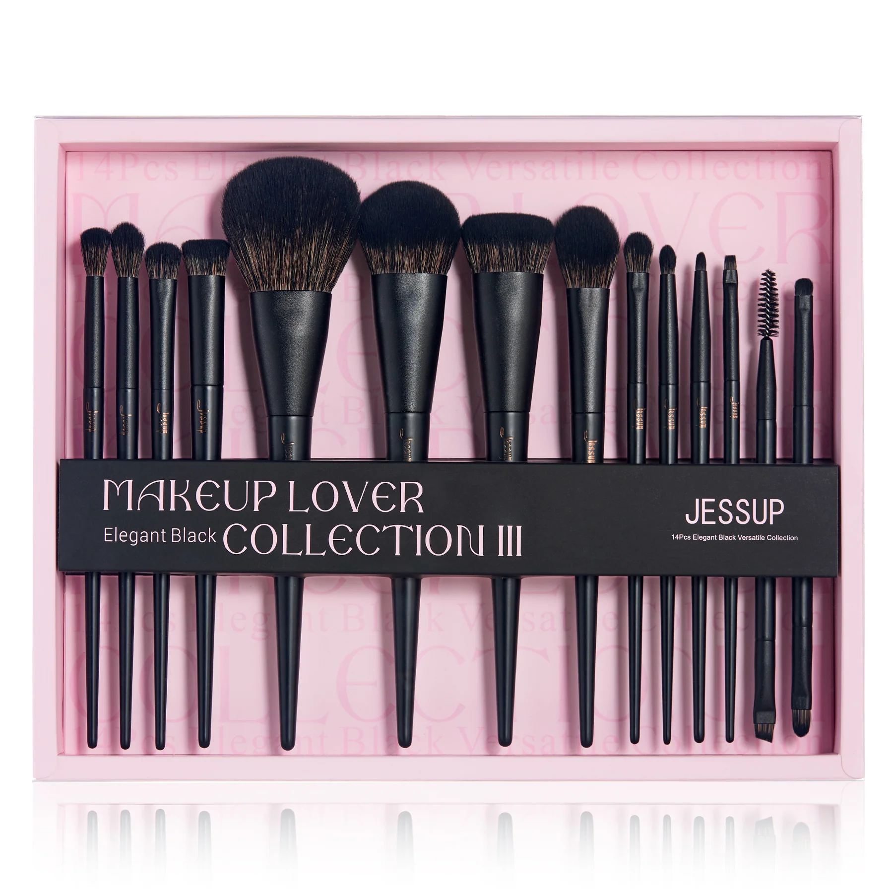Jessup - Matte Black - Versatile Brush Set Collection 14pcs