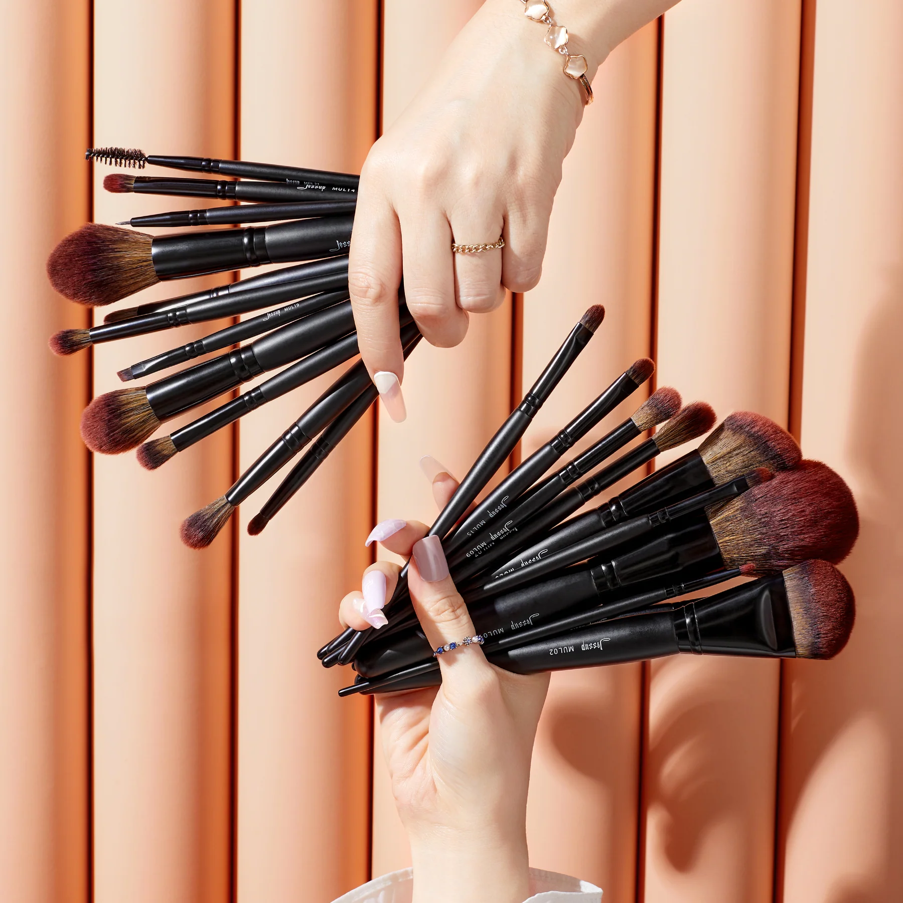 Jessup - Phantom Black - Makeup Lover Makeup Brush Collection