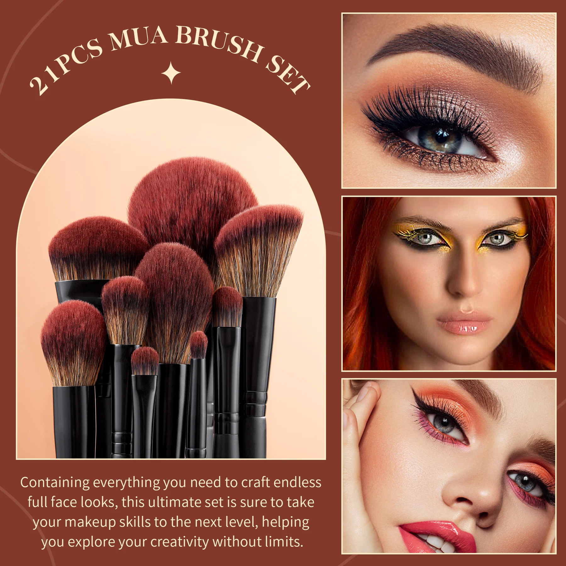 Jessup - Phantom Black - Makeup Lover Makeup Brush Collection