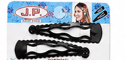 J.P High Profile - Balck Wave Clip - Tic-Tac-Hair Clips