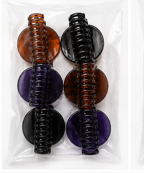 Birdware - Butterfly Clips-Acrylic Material Stone For Women - Pack of 6 pcs