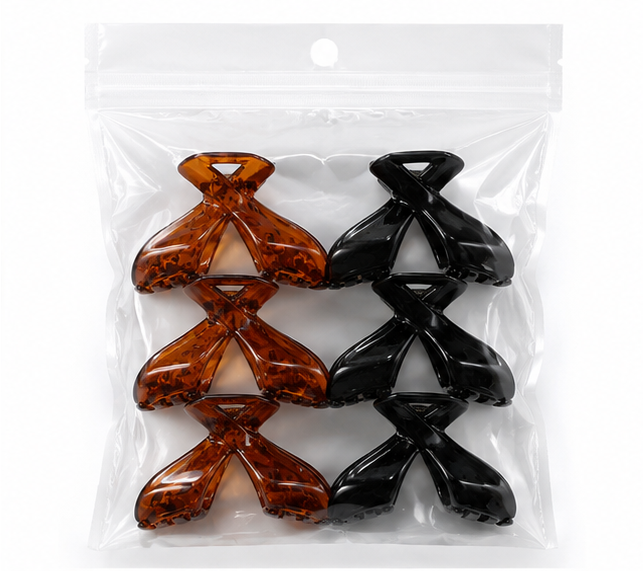 Birdware - Butterfly Hair - Hair Clips for Women and Girls - Pack with 6 pcs