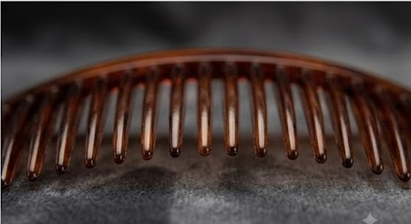Birdwear - Women Practical - Plastic Combs Hair Clips Clamps 23 Teeth-Red Brown