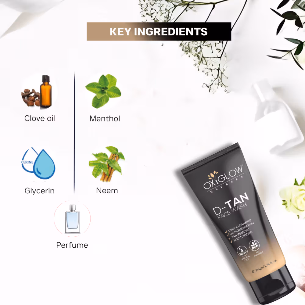 Oxyglow Herbals - De-Tan - Face Wash