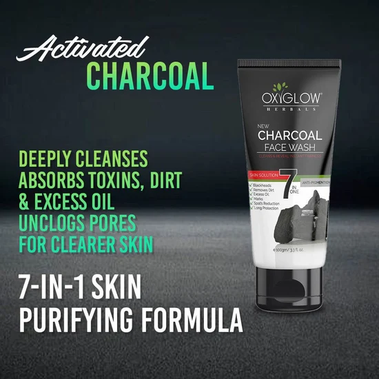 Oxyglow Herbals - Charcoal - Face Wash