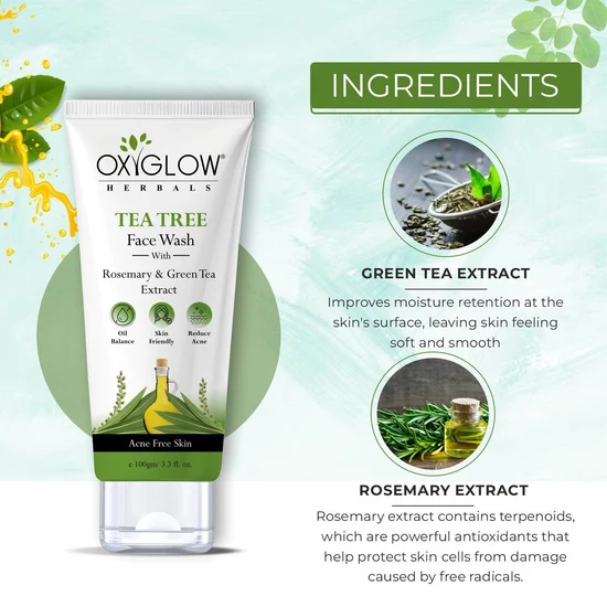 Oxyglow - Tea Tree - Face Wash