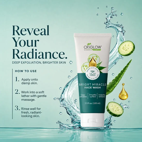Oxyglow Herbals - Bright Miracle - Face Wash