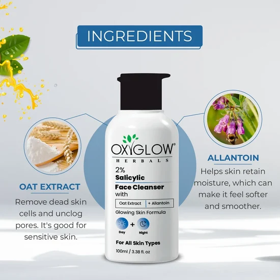 Oxyglow Herbals - 2% Salicylic - Face Cleanser