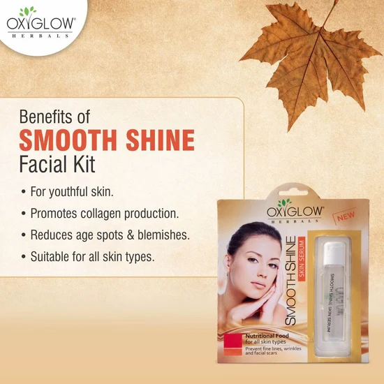 Oxyglow Herbals - Smooth Shine - Skin Serum - Prevent Fine Lines