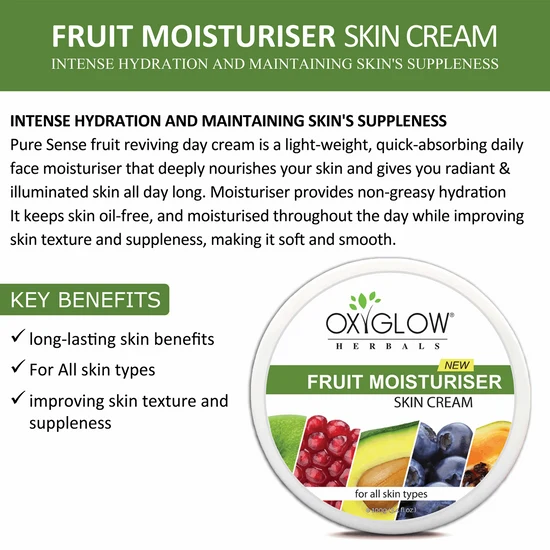 Oxyglow Herbals - Fruit Moisturizer - Skin Cream