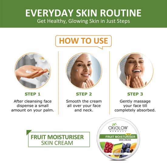 Oxyglow Herbals - Fruit Moisturizer - Skin Cream