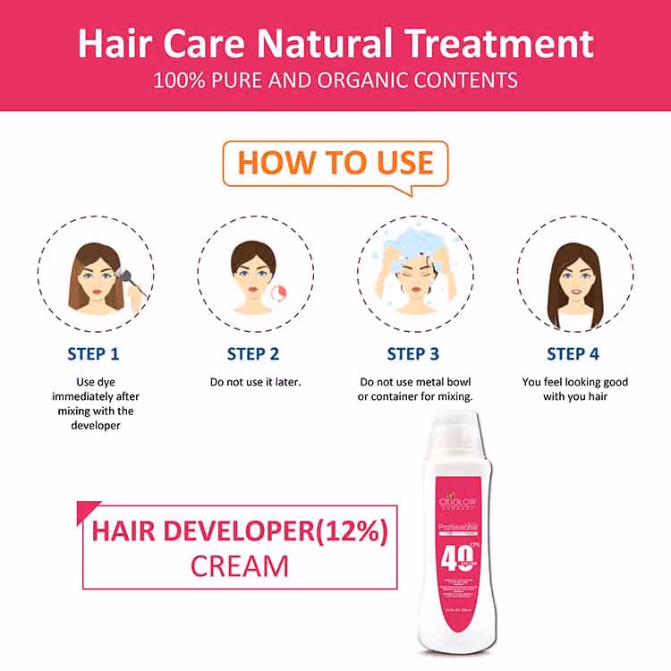 Oxyglow Herbals - Professional-Hair Developer - 40 Volume (12%)