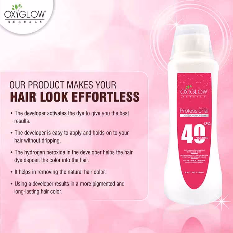 Oxyglow Herbals - Professional-Hair Developer - 40 Volume (12%)