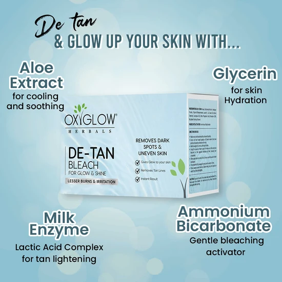 Oxyglow Herbals - D-Tan - Bleach Cream