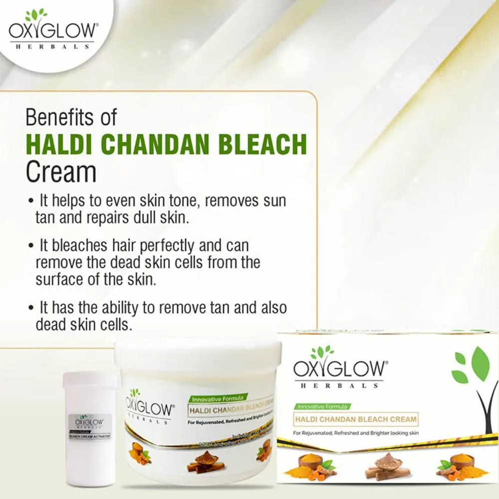 Oxyglow Herbals - Haldi Chandan - Bleach Cream